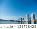 【豊洲　晴海大橋とタワーマンション】 131728423