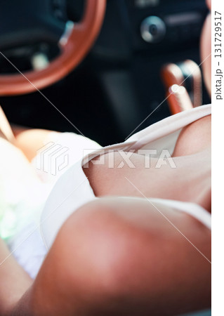Sexy woman driver in a car Sexy woman driver in a car 131729517