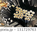 Closeup view of straws 131729763