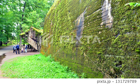 Gierloz, Poland. 24 August 2025. Bunker in Wilczy Szaniec - Wolf's Lair, first Eastern Front military headquarters of Hitler. Rests of the buildings in Wolf's Lair area 131729789