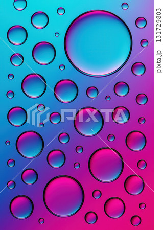 Vibrant Gradient Bubbles in Blue to Pink Spectrum Vibrant Gradient Bubbles in Blue to Pink Spectrum 131729803