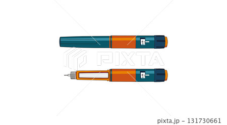 ペン型のインスリン注射器 ペン型のインスリン注射器 131730661