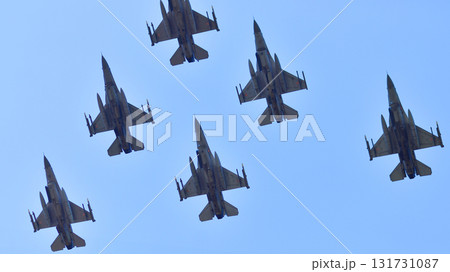 Warsaw, Poland. 15 August 2025. Polish Army Day parade with fighters, early warning aircraft, transporters, training aircraft from Poland and NATO allies. Warsaw, Poland. 15 August 2025. Polish Army Day parade with fighters, early warning aircraft, transporters, training aircraft from Poland and NATO allies. 131731087
