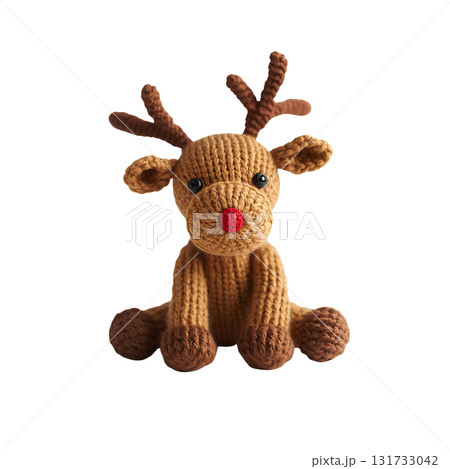 赤鼻のトナカイのヌイグルミ(おすわり) 赤鼻のトナカイのヌイグルミ(おすわり) 131733042