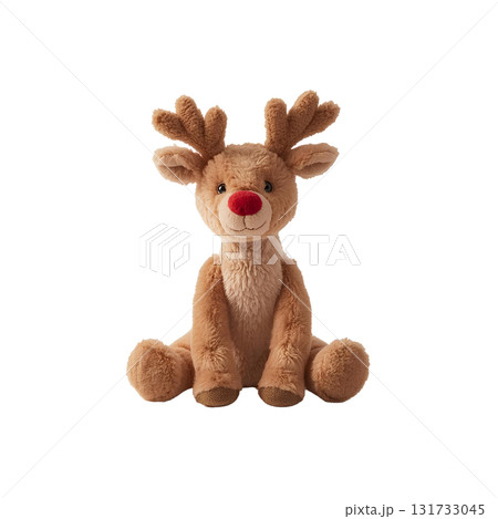 赤鼻のトナカイのヌイグルミ(おすわり) 赤鼻のトナカイのヌイグルミ(おすわり) 131733045