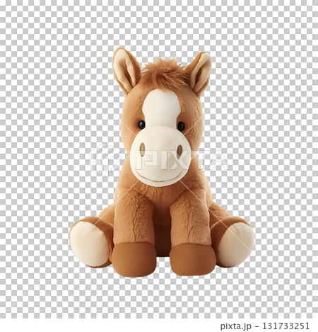 ウマのヌイグルミ(おすわり) ウマのヌイグルミ(おすわり) 131733251
