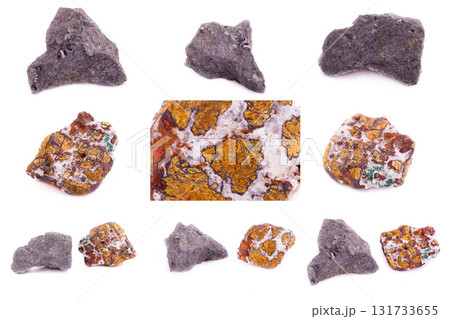 Collection of stone mineral Chalcopyrite Collection of stone mineral Chalcopyrite 131733655