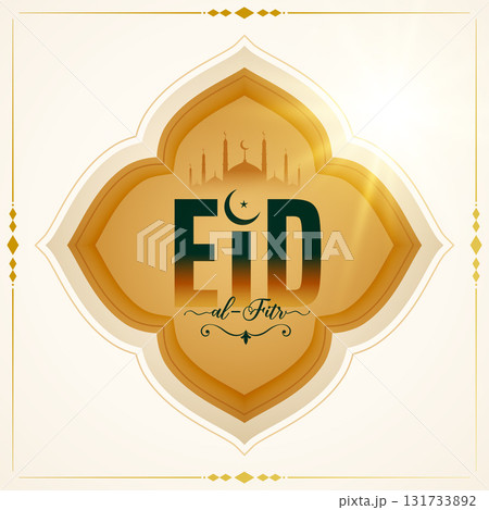 classic style eid mubarak eve holiday background design 131733892