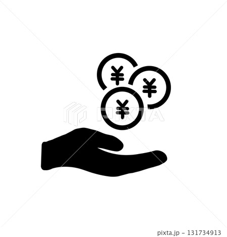 「お金・円マーク・支払いを表す日本円アイコンセット(シンプルデザイン)」 「お金・円マーク・支払いを表す日本円アイコンセット(シンプルデザイン)」 131734913