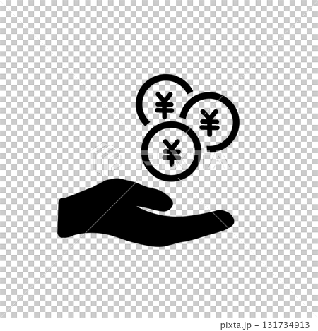 「お金・円マーク・支払いを表す日本円アイコンセット(シンプルデザイン)」 「お金・円マーク・支払いを表す日本円アイコンセット(シンプルデザイン)」 131734913