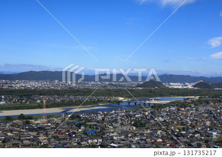濃尾平野の風景 濃尾平野の風景 131735217