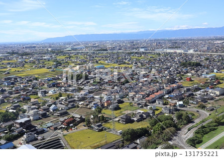 濃尾平野の風景 131735221