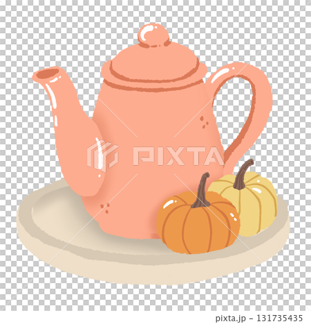 Cozy Teapot with Pumpkins Illustration Autumn Fall Harvest Warm Drink Home Decor Hand Drawn Kawaii Cottagecore Kitchen Art Cozy Teapot with Pumpkins Illustration Autumn Fall Harvest Warm Drink Home Decor Hand Drawn Kawaii Cottagecore Kitchen Art 131735435