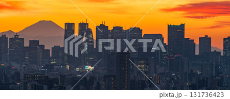 「東京都」文京シビックセンターからの眺望(新宿方向) 「東京都」文京シビックセンターからの眺望(新宿方向) 131736423