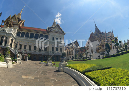 The Palace in Wat Phra Sri Rattana Satsadaram or Wat Phra Kaew is regarded as the most sacred Buddhist temple,is one of the most popular tourists destination in Thailand. The Palace in Wat Phra Sri Rattana Satsadaram or Wat Phra Kaew is regarded as the most sacred Buddhist temple,is one of the most popular tourists destination in Thailand. 131737210
