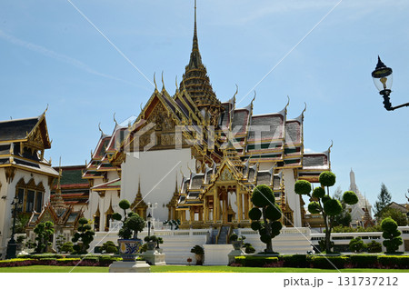 The Palace in Wat Phra Sri Rattana Satsadaram or Wat Phra Kaew is regarded as the most sacred Buddhist temple,is one of the most popular tourists destination in Thailand. The Palace in Wat Phra Sri Rattana Satsadaram or Wat Phra Kaew is regarded as the most sacred Buddhist temple,is one of the most popular tourists destination in Thailand. 131737212