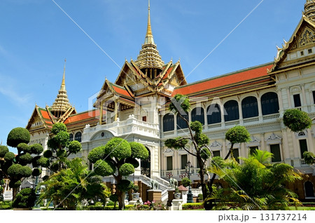 The Palace in Wat Phra Sri Rattana Satsadaram or Wat Phra Kaew is regarded as the most sacred Buddhist temple,is one of the most popular tourists destination in Thailand. 131737214