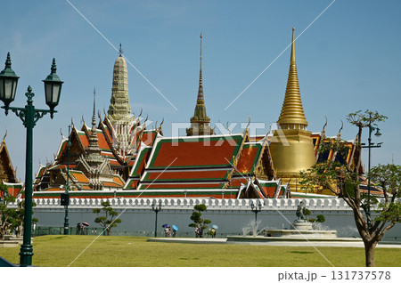 Wat Phra Sri Rattana Satsadaram, commonly known as Wat Phra Kaew, is the most popular temple for tourists to visit and pay homage to. Wat Phra Sri Rattana Satsadaram, commonly known as Wat Phra Kaew, is the most popular temple for tourists to visit and pay homage to. 131737578