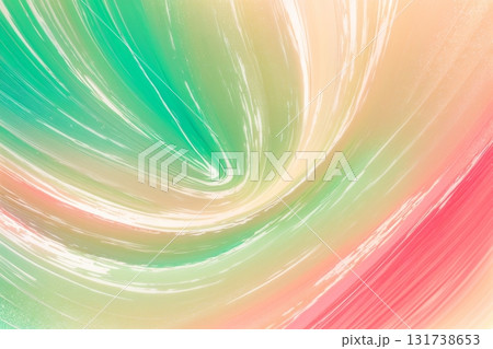 ピンクとグリーンのグラデーション 抽象アート背景 131738653