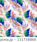 Colorful watercolor abstract painting seamless pattern design for textile printing 131738866