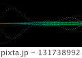 カラフルな音声波形のCG画像 131738992