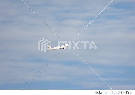 羽田空港の風景 離陸中の飛行機 東京都大田区 羽田空港の風景 離陸中の飛行機 東京都大田区 131739359