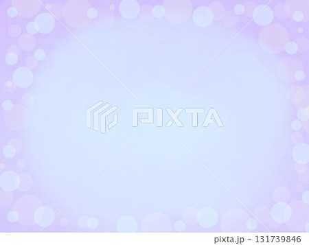 優しい水彩・薄紫色のふんわり背景素材 131739846