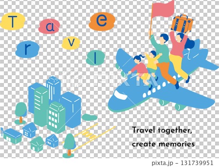 飛機上的一家人 131739951