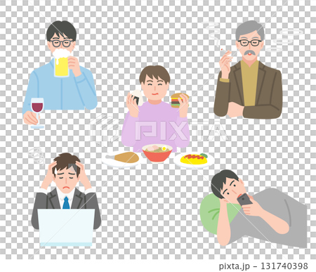 生活方式疾病的可能原因圖像 131740398