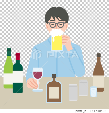 喝很多酒的男人 131740402
