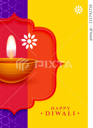 happy diwali holiday poster social media post 131742726