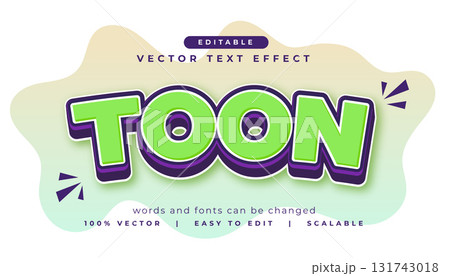 toon editable text style effect mockup toon editable text style effect mockup 131743018