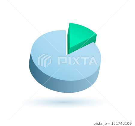 3d style corporate infographic pie diagram design 3d style corporate infographic pie diagram design 131743109