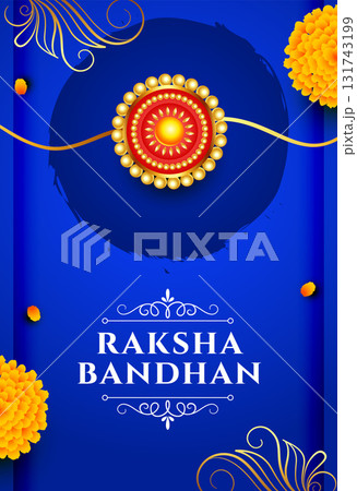 2025 raksha bandhan celebration post with flower design 2025 raksha bandhan celebration post with flower design 131743199