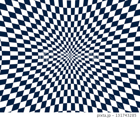 abstract checkered distorted illusion pattern background 131743285