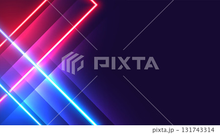 abstract digital laser line gaming background with glowing neon effect 131743314