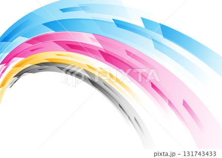 abstract and trendy colorful geometric stripe white background abstract and trendy colorful geometric stripe white background 131743433