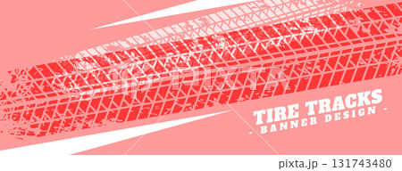 automobile wheel track mark banner for sport rally automobile wheel track mark banner for sport rally 131743480