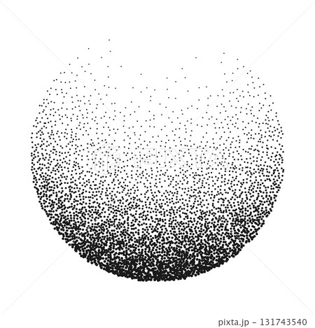 black noise grainy stipple dotted texture background 131743540