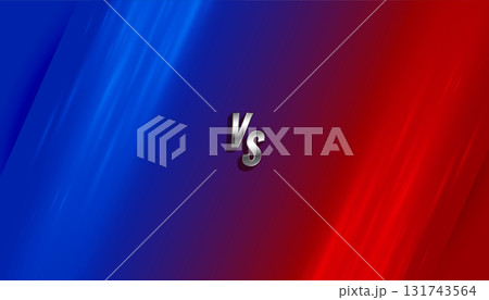 blue and red versus team conflict banner design blue and red versus team conflict banner design 131743564