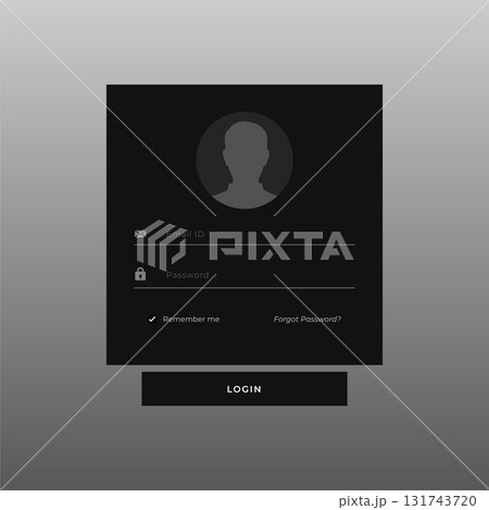 eye catching signup page form template social profile access 131743720