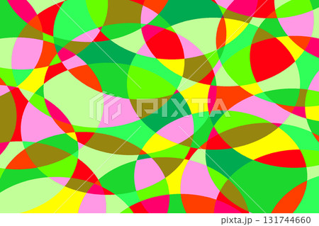 ランダムに重なる円のモザイク 1-8 131744660