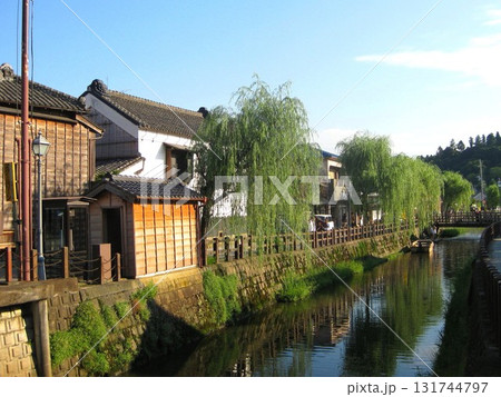 小江戸 佐原 小野川沿いの古い町並み 131744797