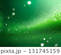 白背景に広がる優しいグリーンの幻想的アブストラクト 131745159