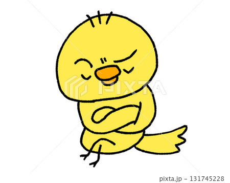 考えるひよこ 考えるひよこ 131745228