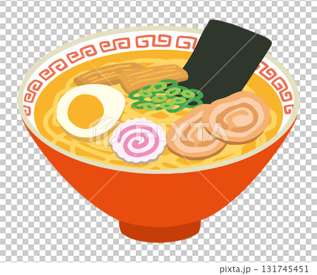 拉麵手繪向量圖 131745451