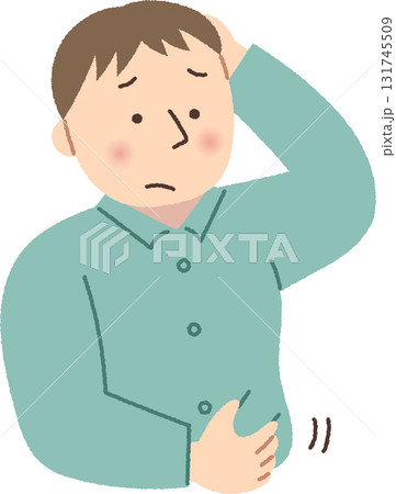 肥満を気にする男性 131745509