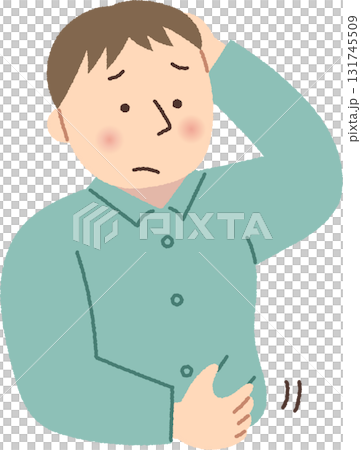 肥満を気にする男性 131745509