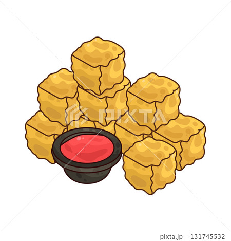 illustration of Tater Tots 131745532
