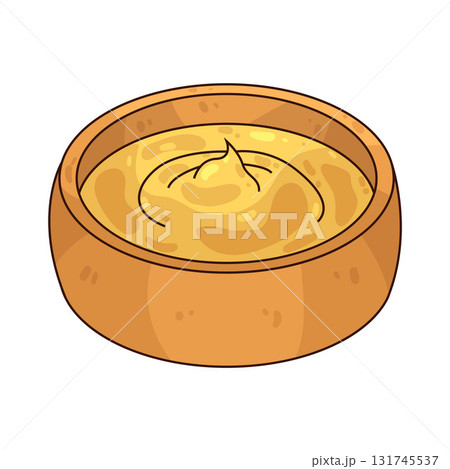illustration of Dipping Cheese 131745537